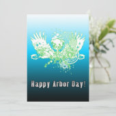 Invitation Happy Arbor Day hi-fi arbre (Debout devant)