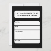 Invitation Happy Arbor Day hi-fi arbre (Dos)