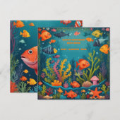 Invitation Happy Birthday Card - Personalise BD Card (Devant / Derrière)