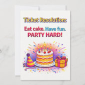 Invitation Happy Birthday Support Ticket (Dos)