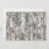 Invitation Happy Camper Mountain Bears Boy 1er anniversaire (Dos)