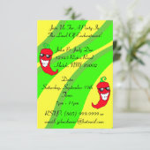 Invitation Happy Chiles Pepper Ristra Chile peppers NM (Debout devant)