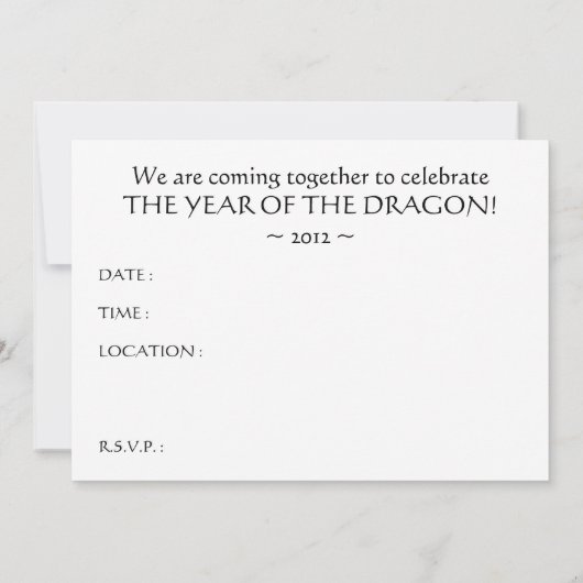 Invitation happy chinese new year (Dos)