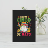 Invitation Happy Cinco De Mayo Mexican Gnome Cinco De Mayo (Debout devant)