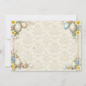 Invitation Happy Eeaster Cute Bunny (Dos)