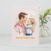 Invitation Happy Father's Day Card (Debout devant)