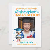 Invitation Happy Goose Preschool Graduation (Devant)