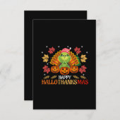 Invitation happy hallo thanksmas (Devant / Derrière)