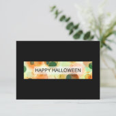 Invitation happy halloween (bokeh) (Debout devant)