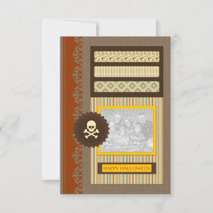 Invitation happy halloween (scrapbook)