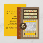 Invitation happy halloween (scrapbook) (Devant / Derrière)