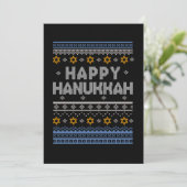 Invitation Happy Hanukkah (Debout devant)