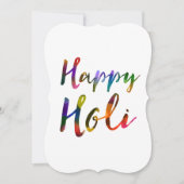 Invitation Happy Holi Bokeh Lumières (Devant)