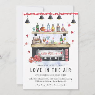 Invitation Happy Hour de fête   Soirée Cocktail de la Saint-V