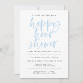 INVITATION HAPPY HOUR FÊTE DES MARIÉES - LT BLUE (Devant)