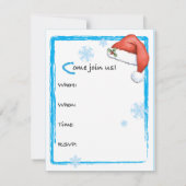 Invitation Happy Howlidays Black Lab (Dos)