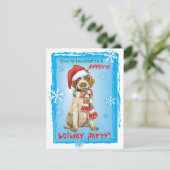 Invitation Happy Howlidays Griffon (Debout devant)