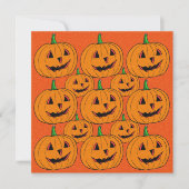 Invitation Happy Jack o Lantern (Devant)