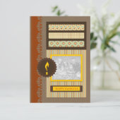 Invitation happy kwanzaa (scrapbook) (Debout devant)
