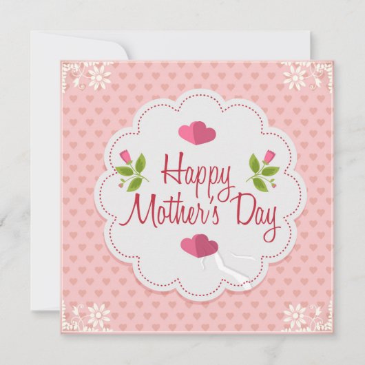 Invitation Happy Mother's Day (Devant)