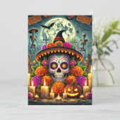 Invitation Happy Mouse Pads Halloween  (Debout devant)