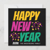 Invitation Happy New Year (Devant)