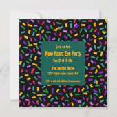 Invitation happy NEW year confetty (Dos)