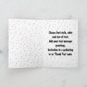 Invitation HAPPY NEW YEAR! Text Image (Intérieur)