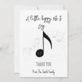 Invitation happy note professeur de musique cadeau CARD HOLDE (Devant)