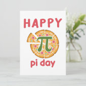Invitation happy pi day pizza drôle pun (Debout devant)