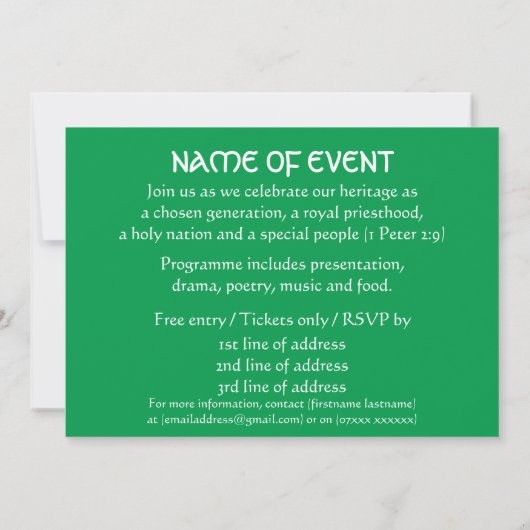 Invitation HAPPY ST PATRICK'S DAY Event Celebration (Dos)