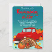 Invitation Happy Thanksgiving (Devant)