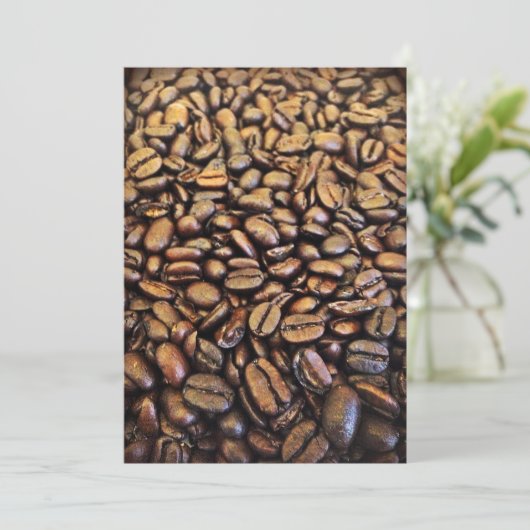 Invitation haricots à café (Debout devant)