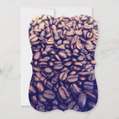 Invitation haricots à café (Devant)