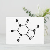 Invitation haricots moléculaires de caféine (Debout devant)