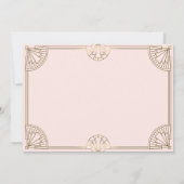 Invitation Harlem Nights Anniversaire afro-américain (Dos)