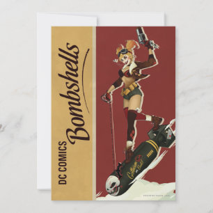 Invitation Harley Quinn Bombshells Pinup