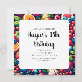 Invitation Harmonie fruitée : Symphonie de la générosité de l (Dos)