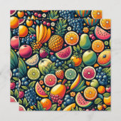 Invitation Harmonie fruitée : Symphonie de la générosité de l (Devant / Derrière)