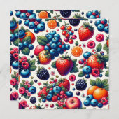 Invitation Harmonie fruitée : Symphonie de la générosité de l (Devant / Derrière)