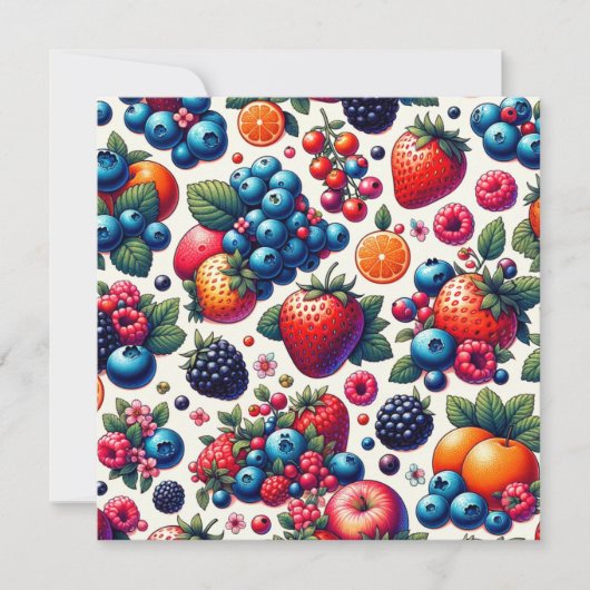 Invitation Harmonie fruitée : Symphonie de la générosité de l (Devant)