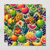 Invitation Harmonie fruitée : Symphonie de la générosité de l (Devant / Derrière)