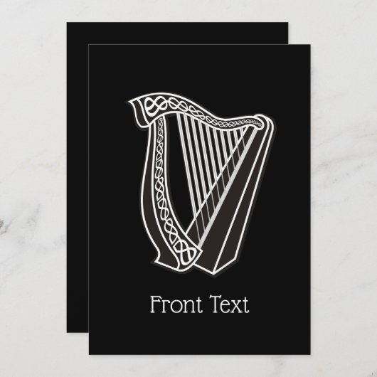 Invitation Harp Icon (Devant / Derrière)