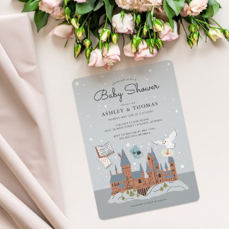Invitation Harry Potter | Baby Shower au Château de Poudlard