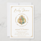 Invitation Harry Potter | Baby shower Cimier de Poudlard (Devant)