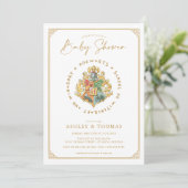 Invitation Harry Potter | Baby shower Cimier de Poudlard (Debout devant)