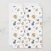 Invitation Harry Potter | Baby shower Cimier de Poudlard (Dos)