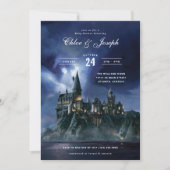 Invitation Harry Potter | baby shower du château de Hogwarts (Devant)