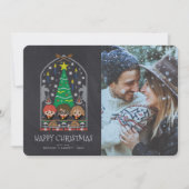 Invitation HARRY POTTER™ Broderie de Noël (Devant)