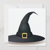 Invitation Harry Potter | Chapeau de Sorcière Noir Baby Showe (Dos)